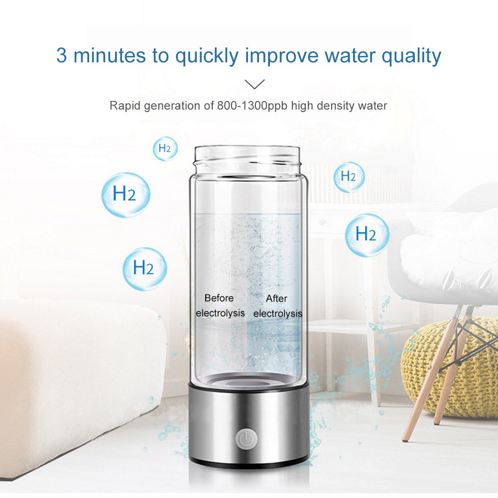 Upgraded Health Smart Hydrogen Water bottle